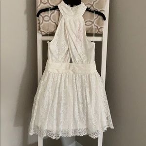 White lace dress